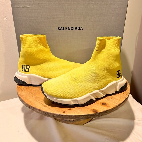 AUTHENTIC Balenciaga speed recycled knit sneakers - Picture 1 of 5